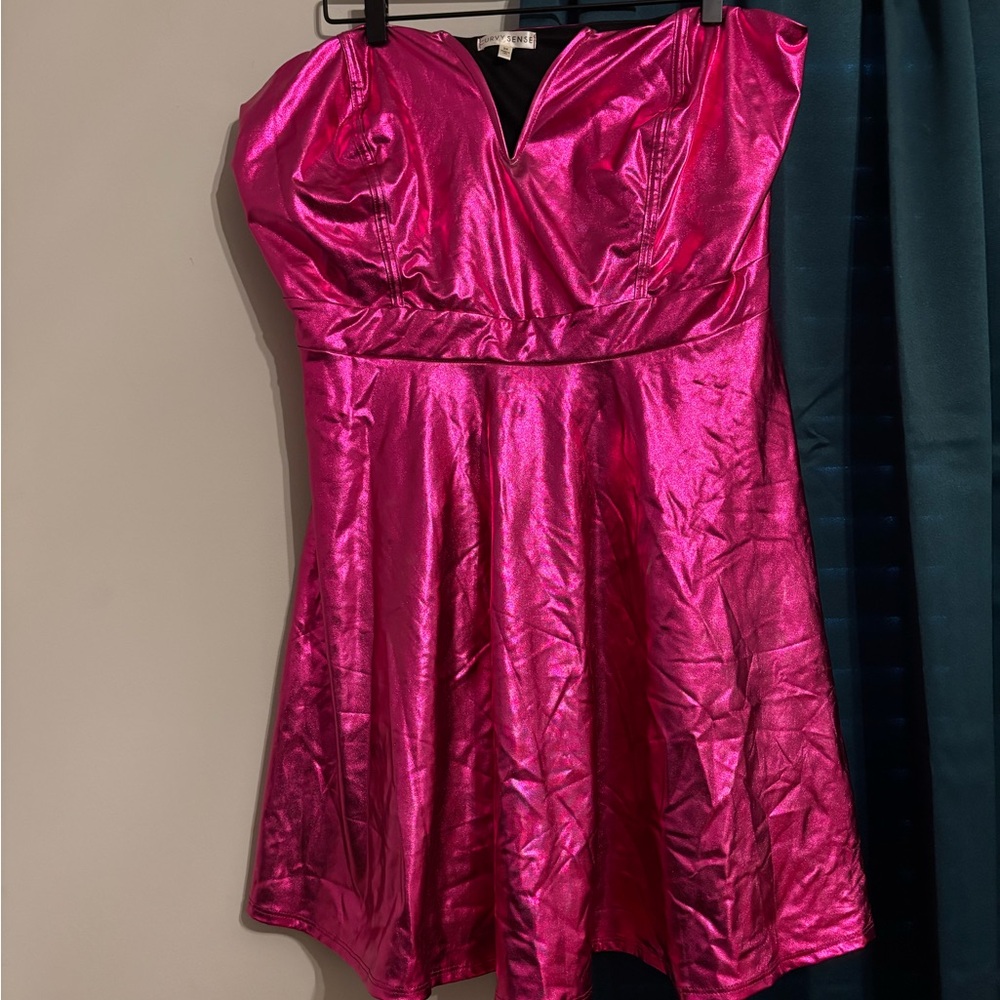 Strapless Pink Dress